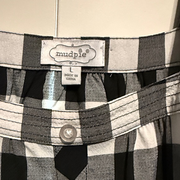 Mud Pie Black and White Checkered Dress - Picture 2 of 6